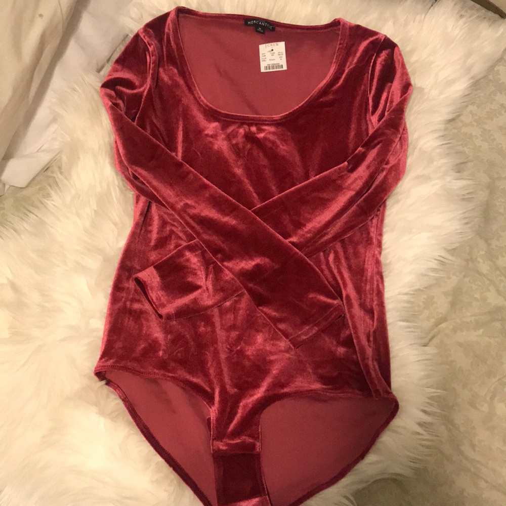 Velvet body suit